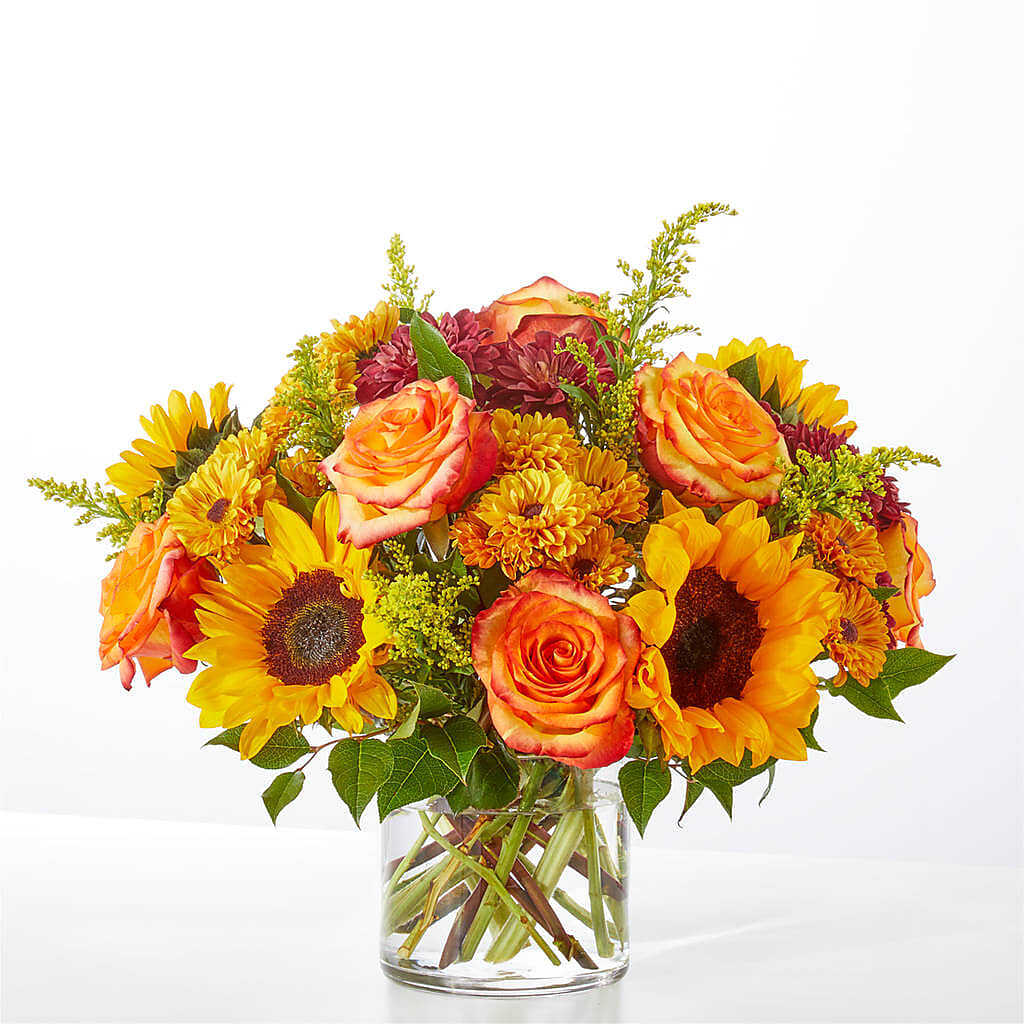 Flannel Scarf Bouquet – The Flower Shop, Sacramento CA