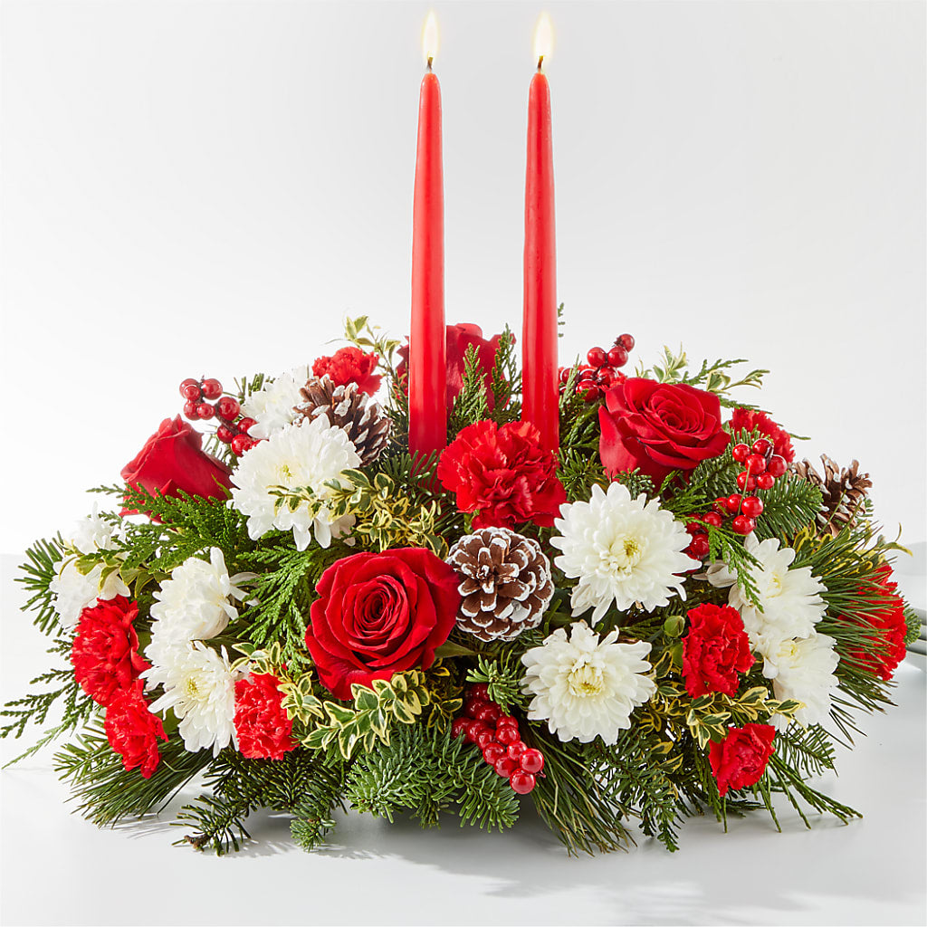 Holiday Soiree Centerpiece – The Flower Shop, Sacramento CA