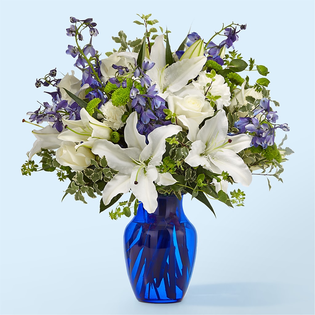 Santorini Bouquet – The Flower Shop, Sacramento CA