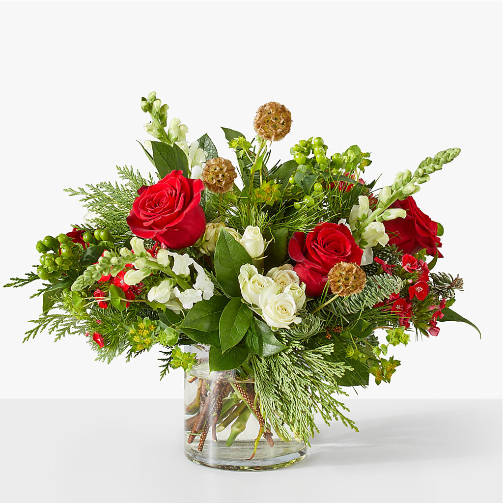 Deck the Halls Bouquet – The Flower Shop, Sacramento CA