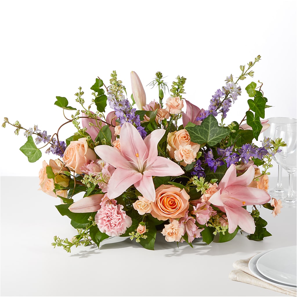 Blossom Time Centerpiece – The Flower Shop, Sacramento CA