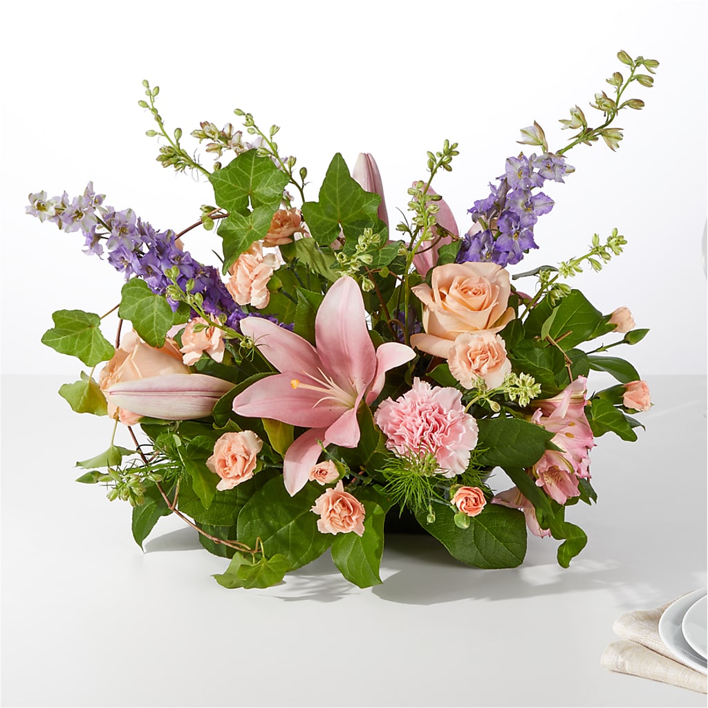Blossom Time Centerpiece – The Flower Shop, Sacramento CA