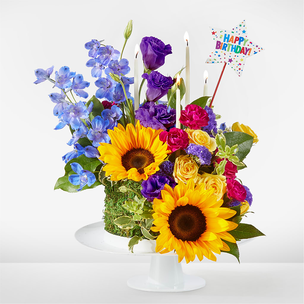 Star of the Day Floral Cake – The Flower Shop, Sacramento CA