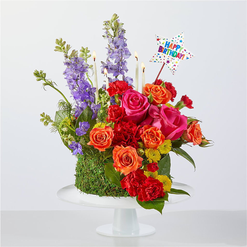 Best Year Yet Floral Cake – The Flower Shop, Sacramento CA