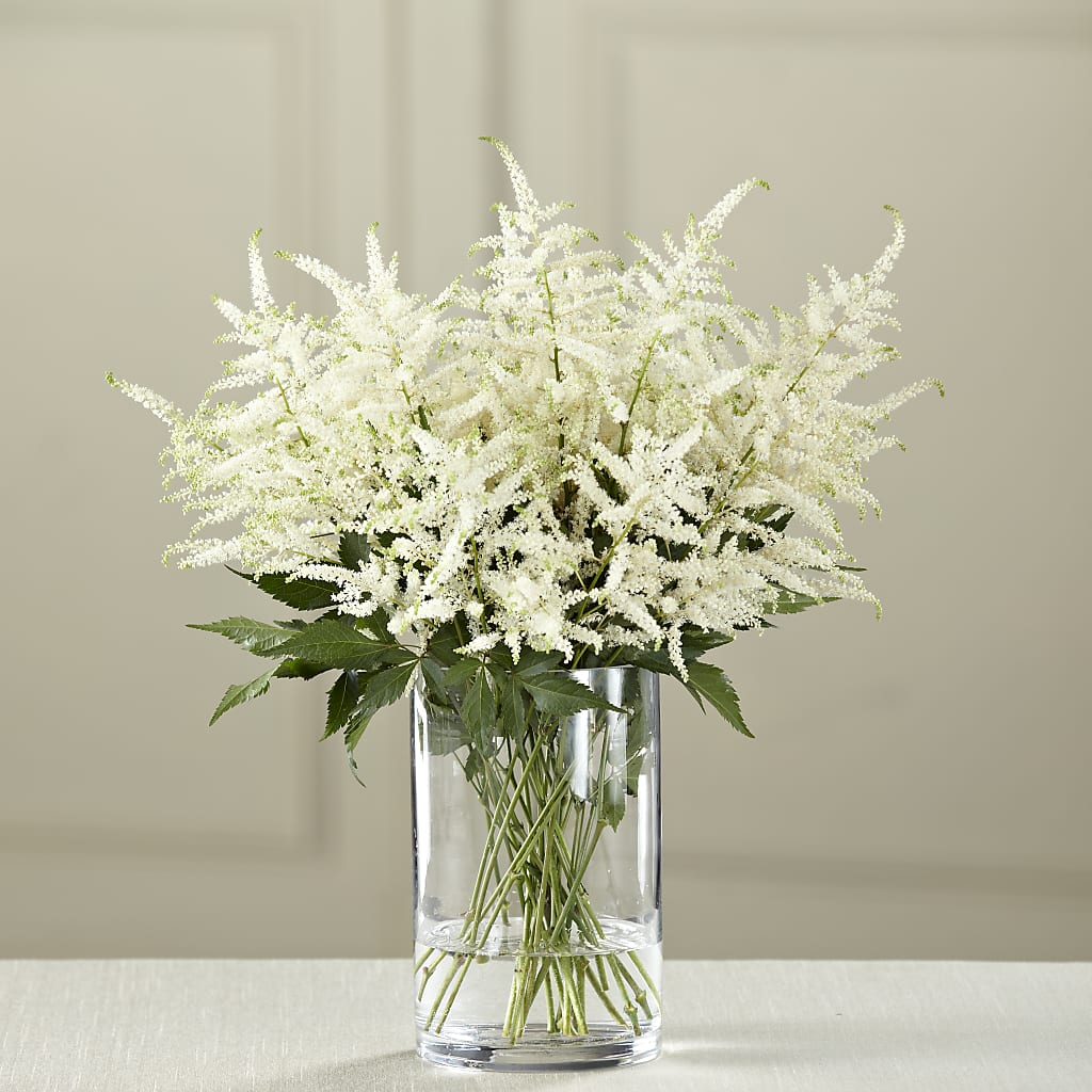 White Astilbe Bouquet – The Flower Shop, Sacramento CA