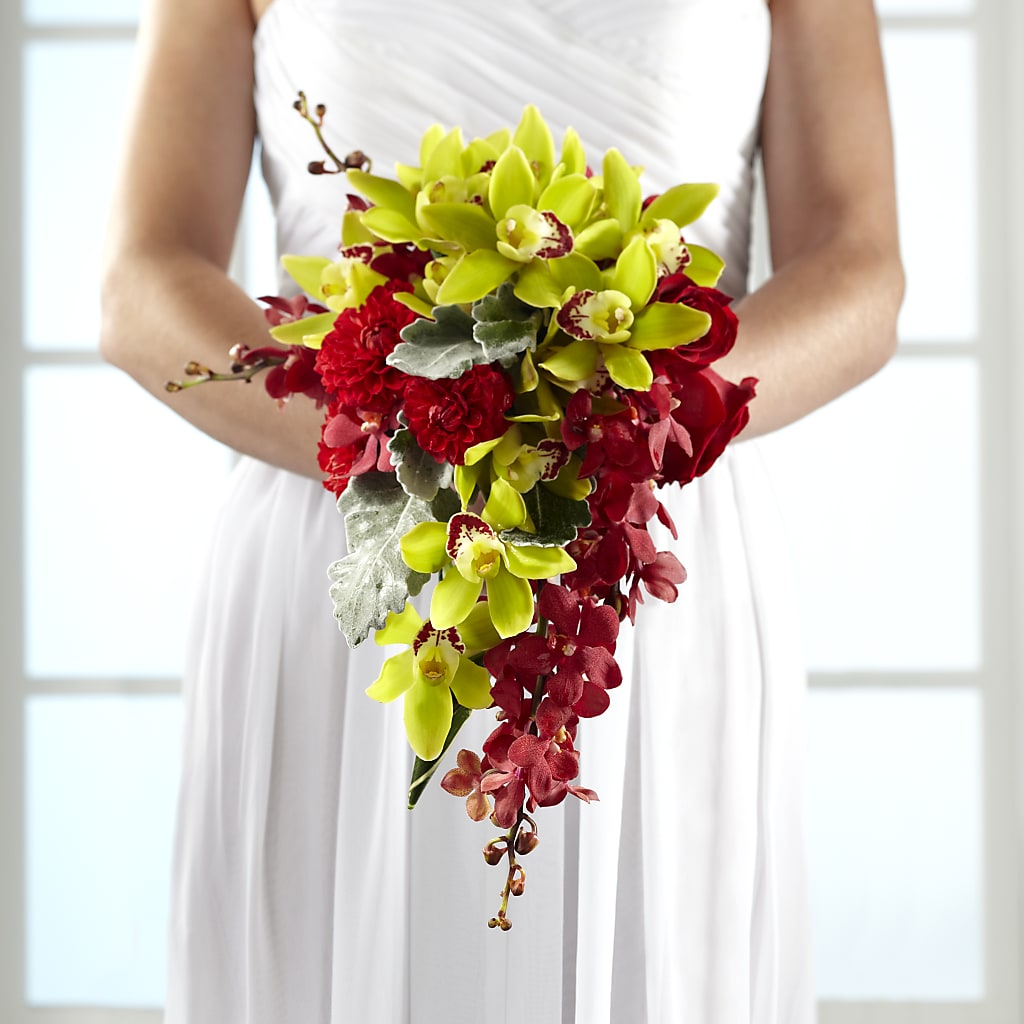 Elegant Orchid Bouquet – The Flower Shop, Sacramento CA