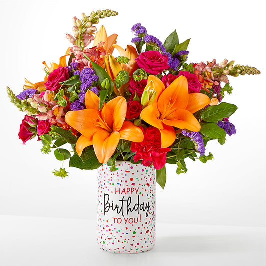 Birthday Palooza Bouquet –  The Flower Shop, Sacramento CA