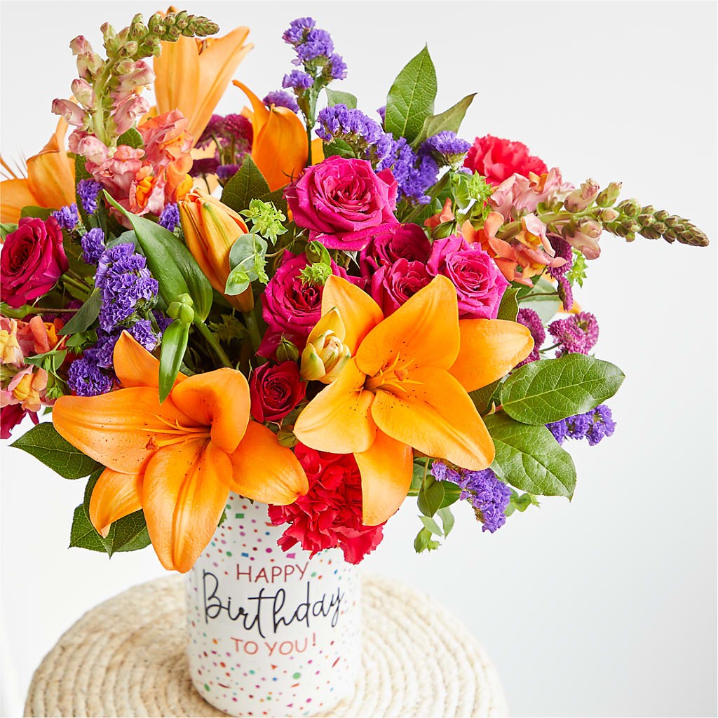 Birthday Palooza Bouquet –  The Flower Shop, Sacramento CA