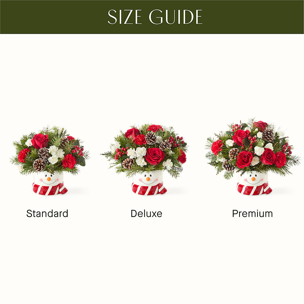 Jolly Snowman Bouquet –  The Flower Shop, Sacramento CA