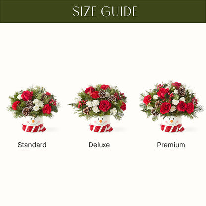 Jolly Snowman Bouquet –  The Flower Shop, Sacramento CA