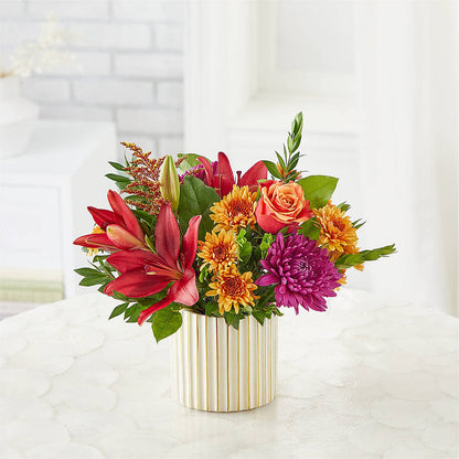 Burgundy Landscape Bouquet –  The Flower Shop, Sacramento CA