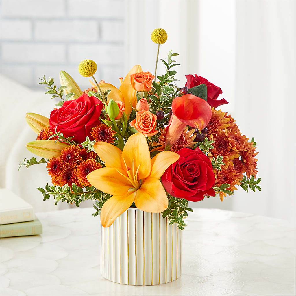 Scarlet Skies Bouquet –  The Flower Shop, Sacramento CA