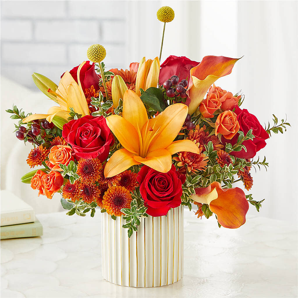 Scarlet Skies Bouquet –  The Flower Shop, Sacramento CA