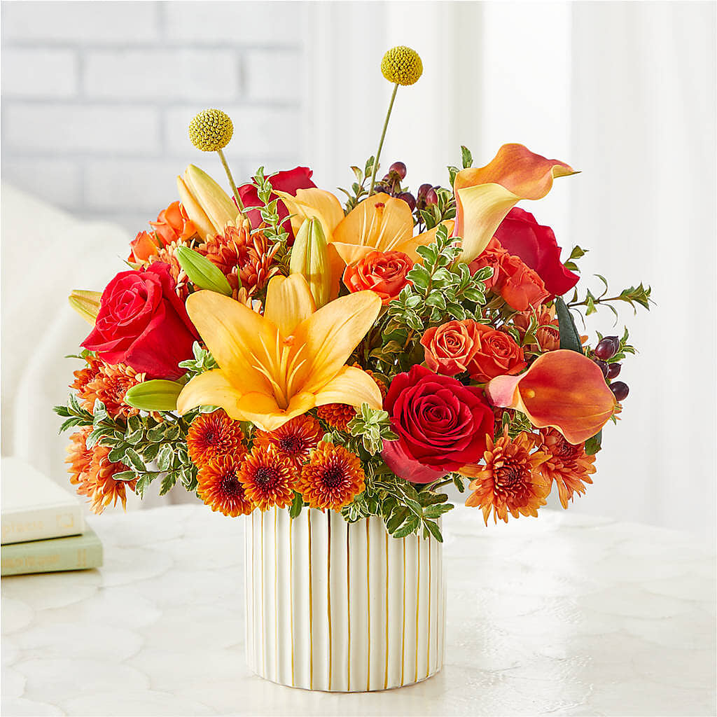 Scarlet Skies Bouquet –  The Flower Shop, Sacramento CA