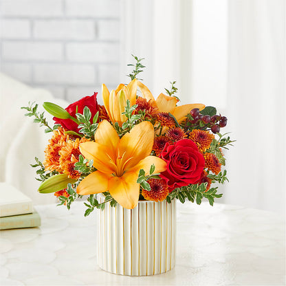 Scarlet Skies Bouquet –  The Flower Shop, Sacramento CA