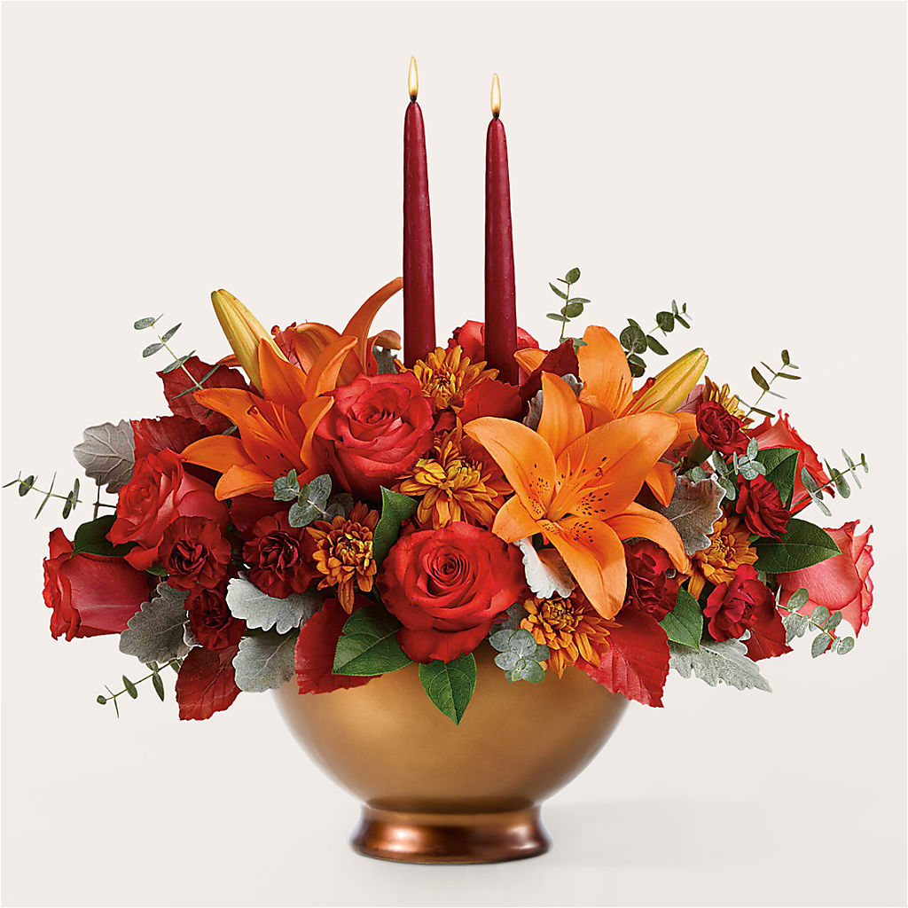 Fruits of Fall Centerpiece –  The Flower Shop, Sacramento CA