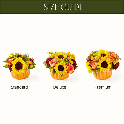 Golden Gourd Pumpkin Bouquet –  The Flower Shop, Sacramento CA