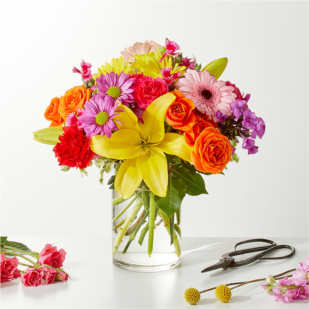 Cue the Confetti - A Florist Original –  The Flower Shop, Sacramento CA