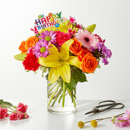 Cue the Confetti - A Florist Original –  The Flower Shop, Sacramento CA