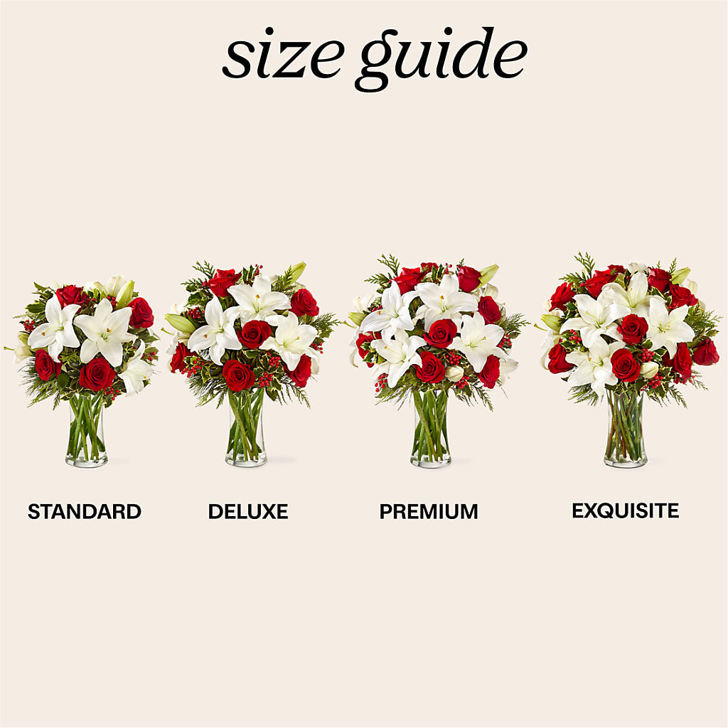 Sparkling Snowflakes Bouquet –  The Flower Shop, Sacramento CA