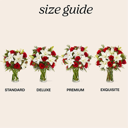 Sparkling Snowflakes Bouquet –  The Flower Shop, Sacramento CA