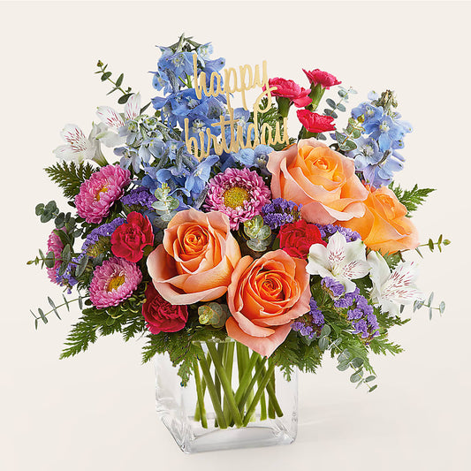 Birthday Bash Bouquet –  The Flower Shop, Sacramento CA