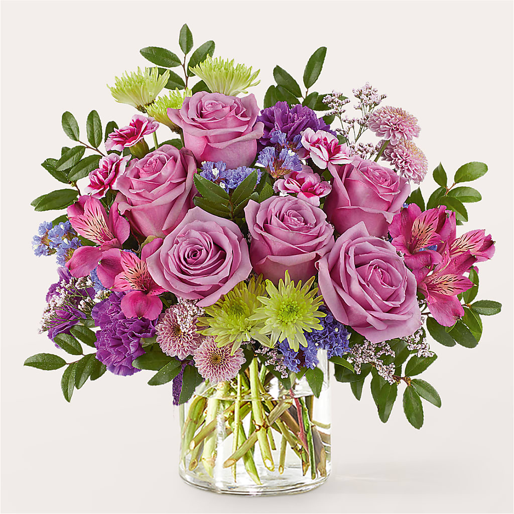 Glass Half Full Bouquet –  The Flower Shop, Sacramento CA