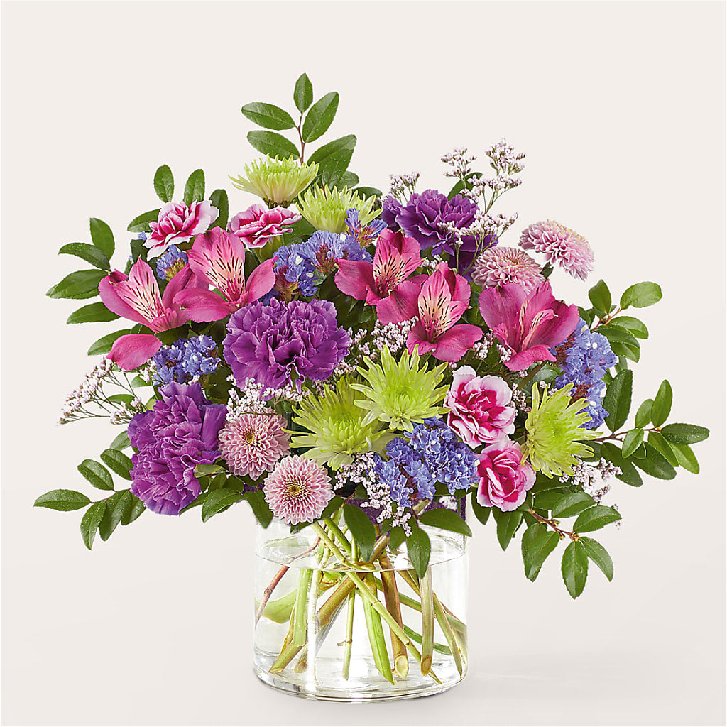 Glass Half Full Bouquet –  The Flower Shop, Sacramento CA