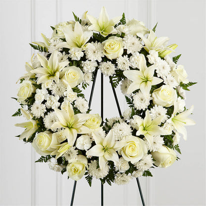 Treasured Tribute Wreath –  The Flower Shop, Sacramento CA