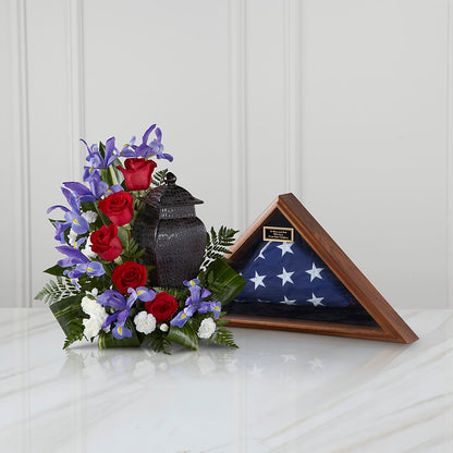 Patriotic Tribute Arrangement –  The Flower Shop, Sacramento CA