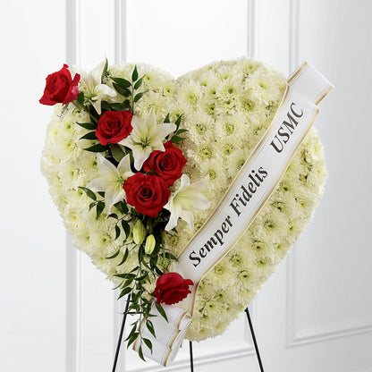 Heartfelt Hero Standing Heart –  The Flower Shop, Sacramento CA
