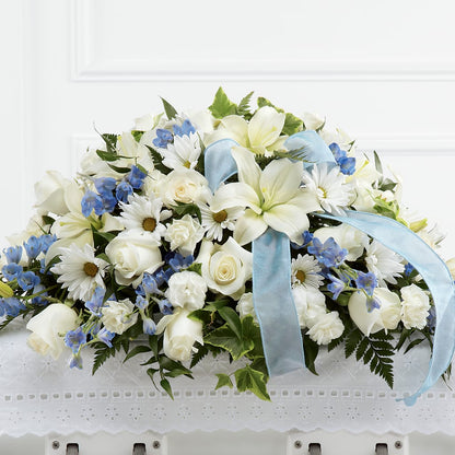 Tender Treasure Casket Spray –  The Flower Shop, Sacramento CA