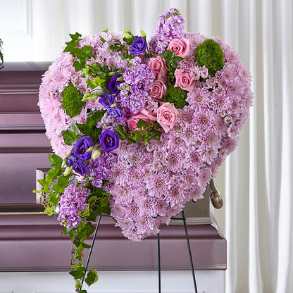Treasured Love Standing Heart –  The Flower Shop, Sacramento CA