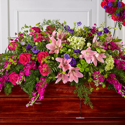 Radiant Tribute Casket Spray –  The Flower Shop, Sacramento CA