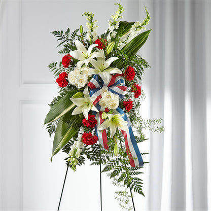 Stars of Life Standing Spray –  The Flower Shop, Sacramento CA