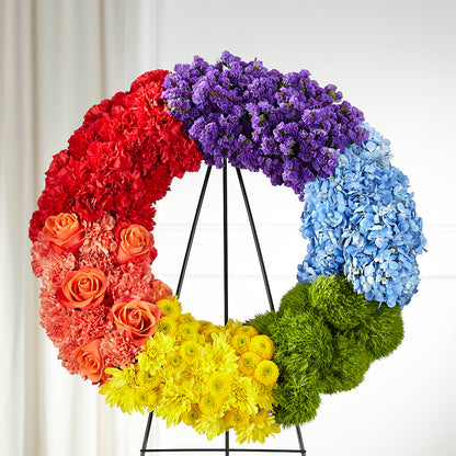 Circle of Love Wreath –  The Flower Shop, Sacramento CA