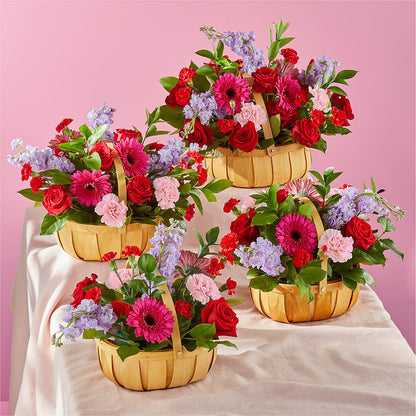 Pink Picnic Basket –  The Flower Shop, Sacramento CA