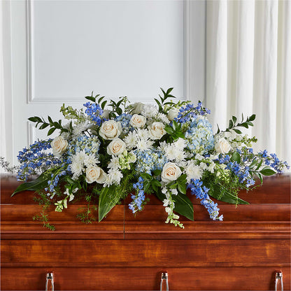 Timeless Essence Casket Spray –  The Flower Shop, Sacramento CA