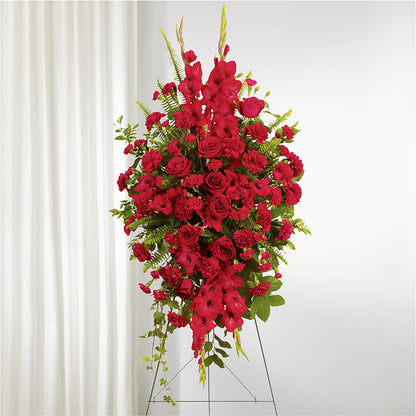 From the Heart Standing Spray –  The Flower Shop, Sacramento CA