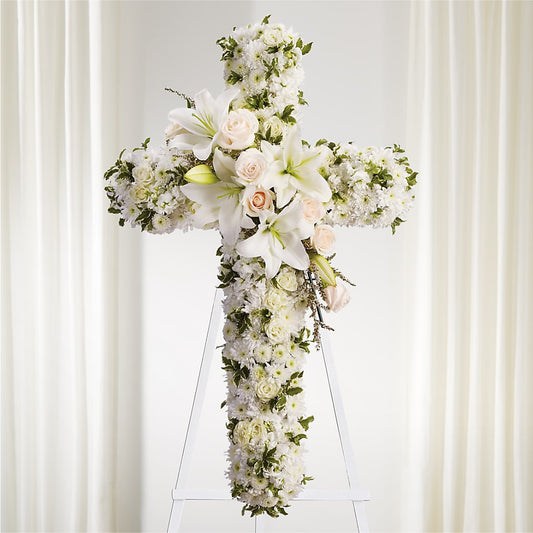 Spiritual Guidance Standing Spray –  The Flower Shop, Sacramento CA