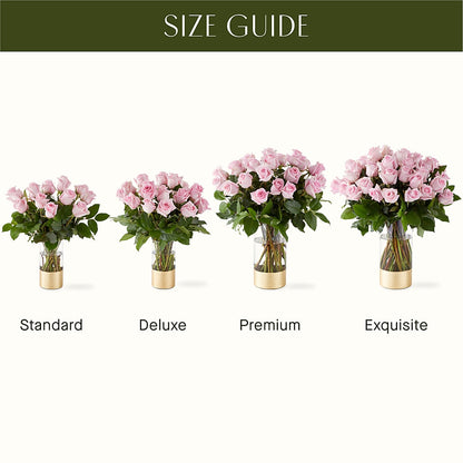 Picture Perfect Pink Rose Bouquet –  The Flower Shop, Sacramento CA
