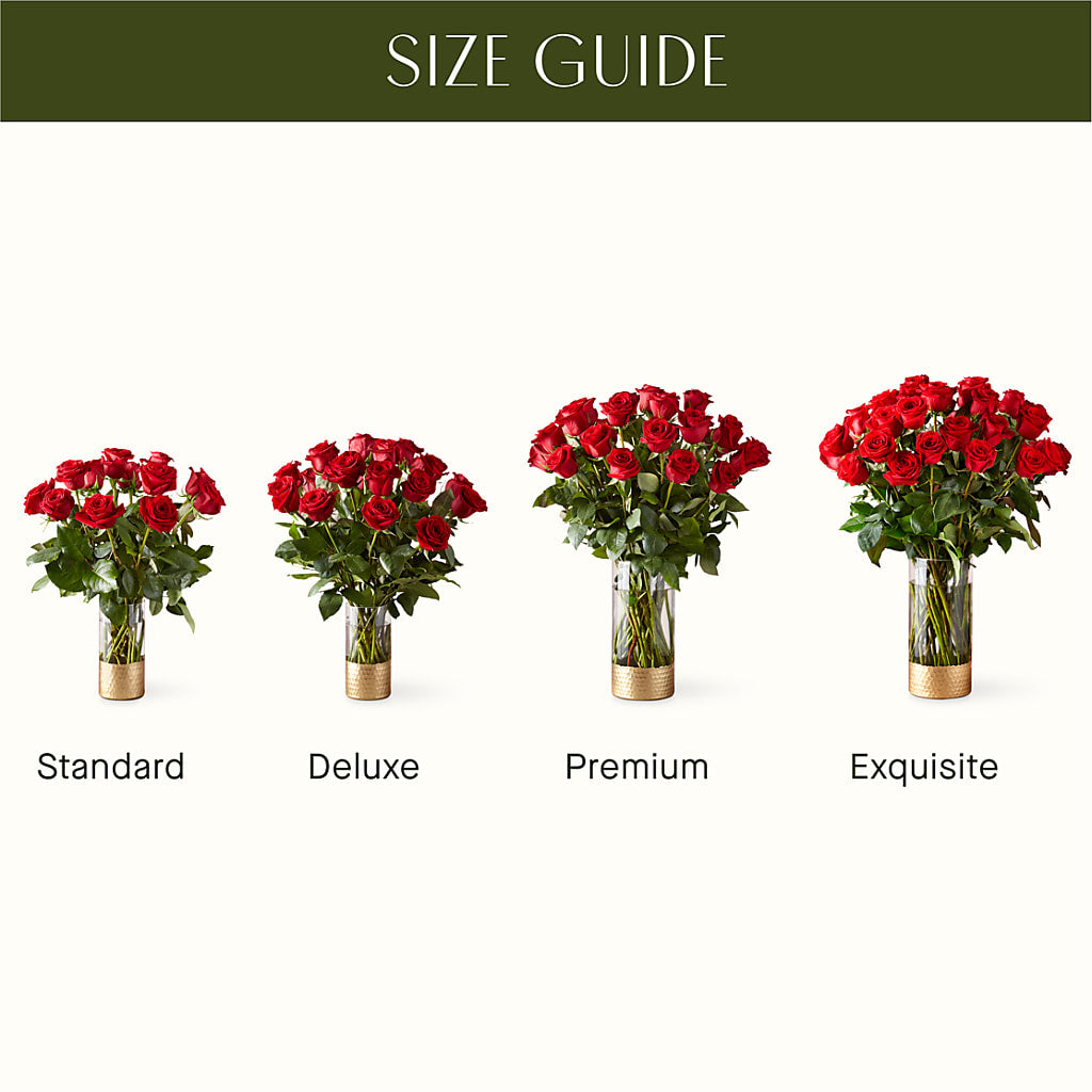 Classic Love Red Rose Bouquet –  The Flower Shop, Sacramento CA