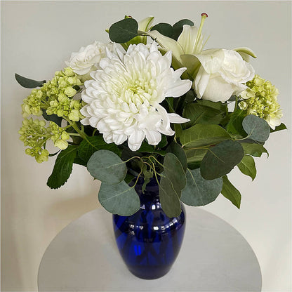 Snowy Dreams Bouquet –  The Flower Shop, Sacramento CA