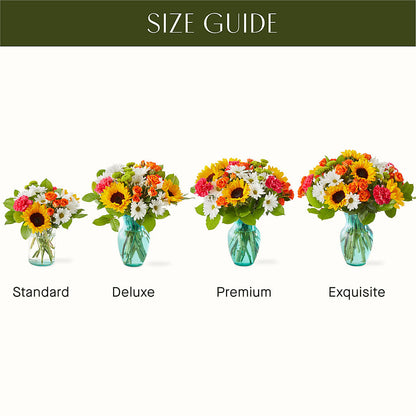 Sun-drenched Blooms Bouquet –  The Flower Shop, Sacramento CA