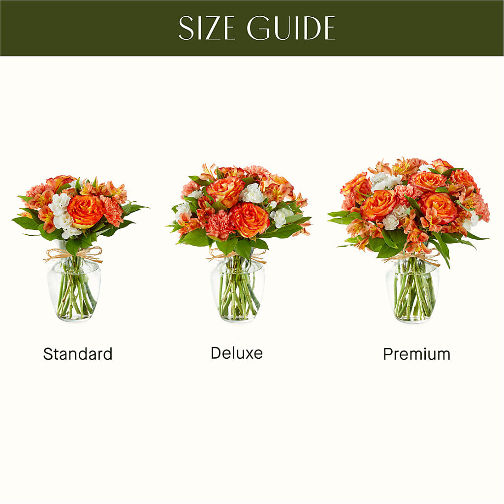 Apricot Glow Bouquet –  The Flower Shop, Sacramento CA