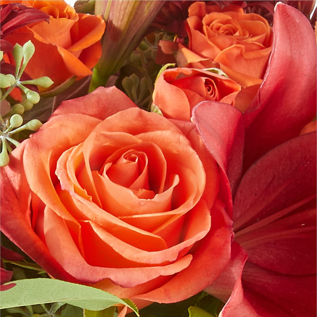 Crimson Leaves Bouquet –  The Flower Shop, Sacramento CA