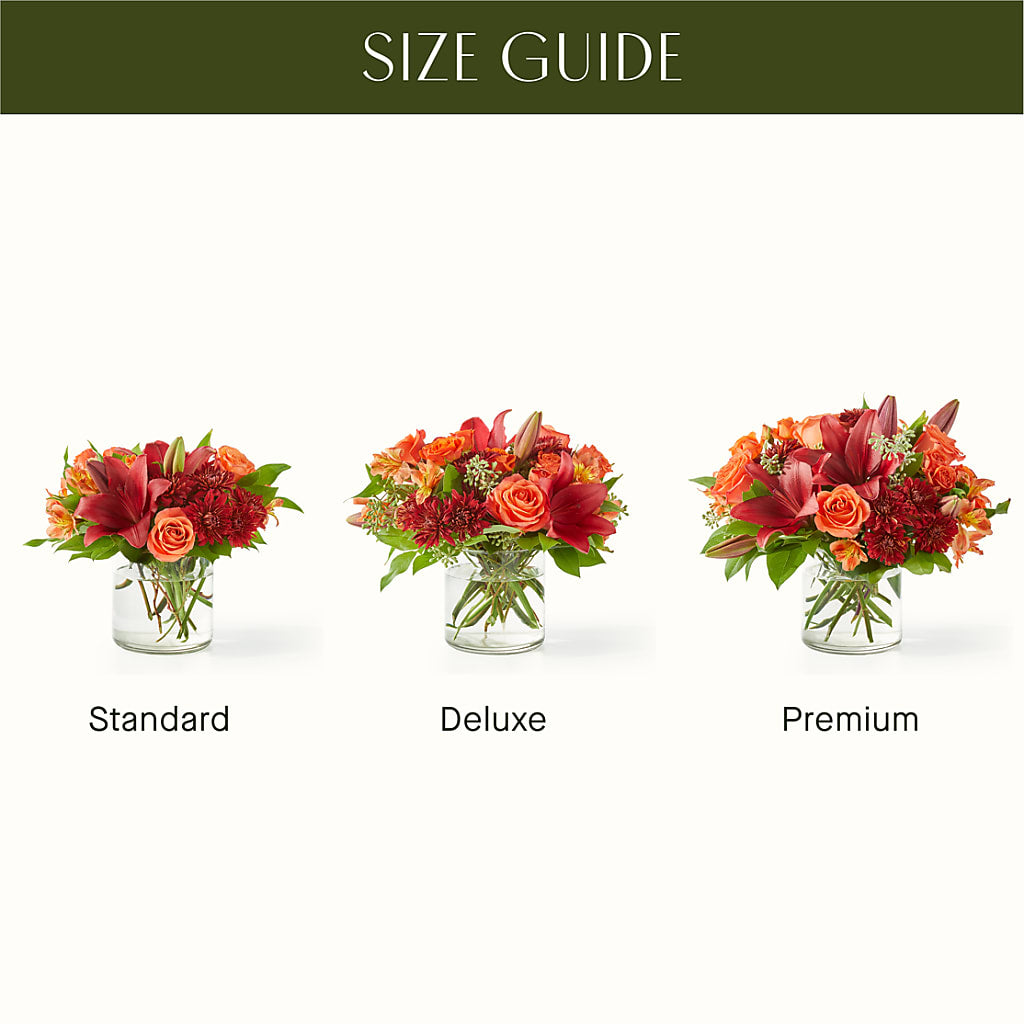 Crimson Leaves Bouquet –  The Flower Shop, Sacramento CA