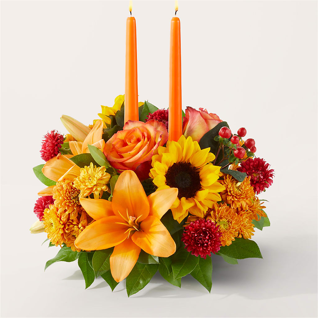 Grateful Centerpiece –  The Flower Shop, Sacramento CA
