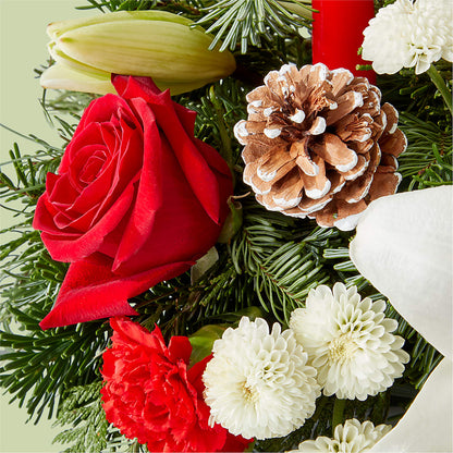 Seasonal Festivities Centerpiece –  The Flower Shop, Sacramento CA