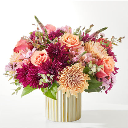 Berry Cobbler Bouquet with Ivory Vase –  The Flower Shop, Sacramento CA